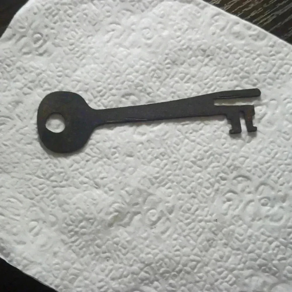 None Other - Ancient old castle like stainless steel key..collectable choice
